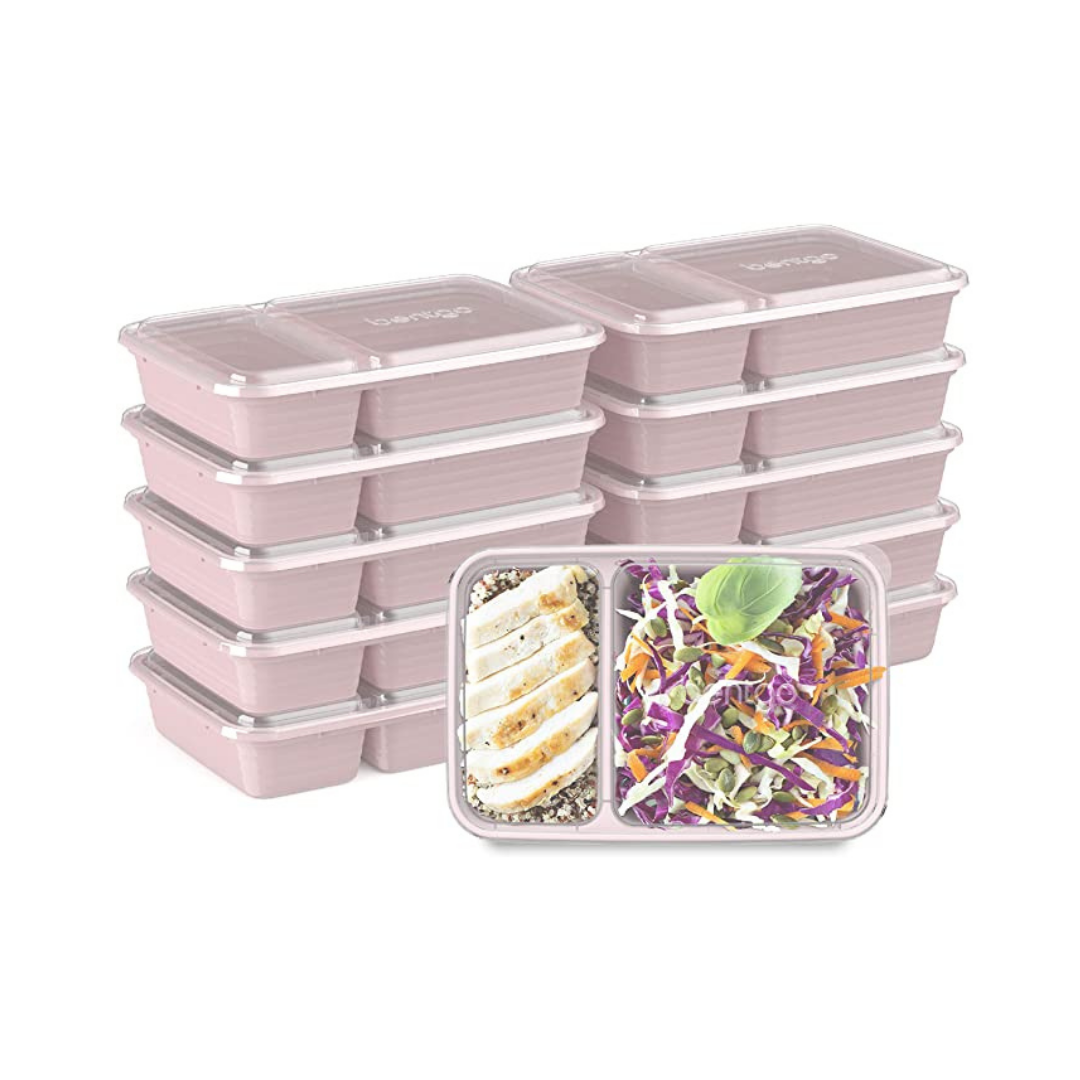 Bentgo Prep 2-Compartment Meal-Prep Containers
